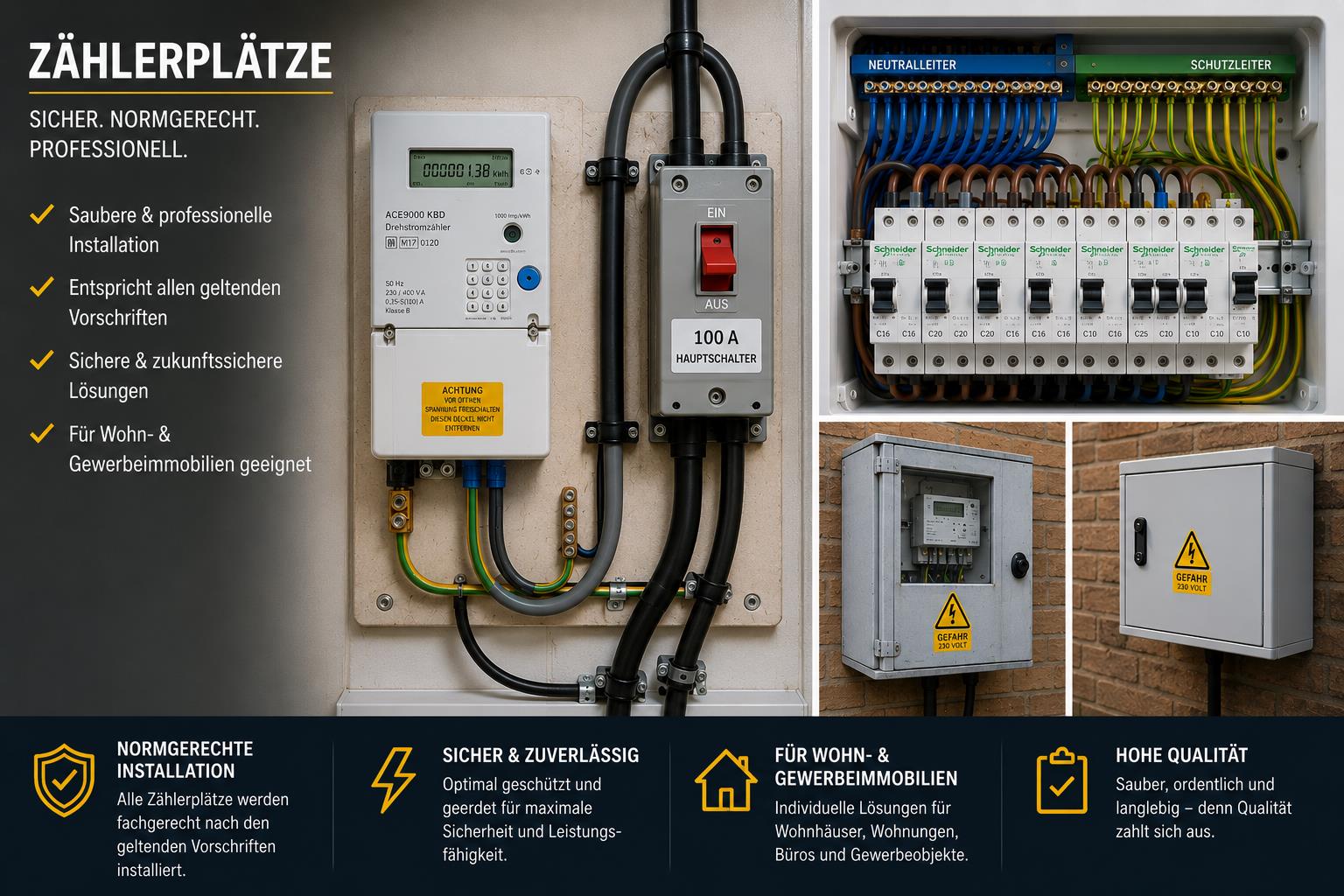 Electrical metering solutions brochure design